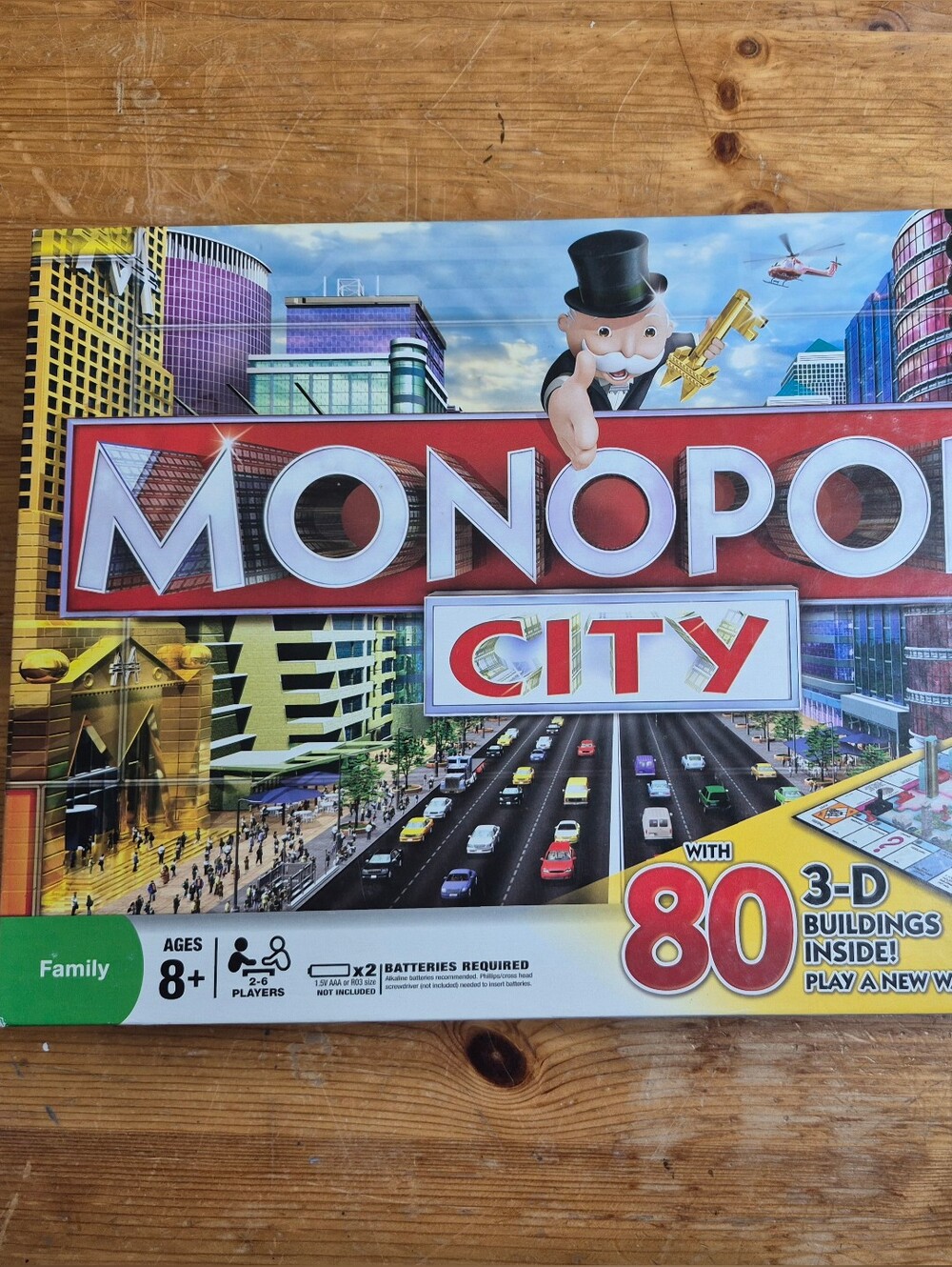 Monopoly City Edition Board Game 3D Buildings Electronic Trading Unit Complete